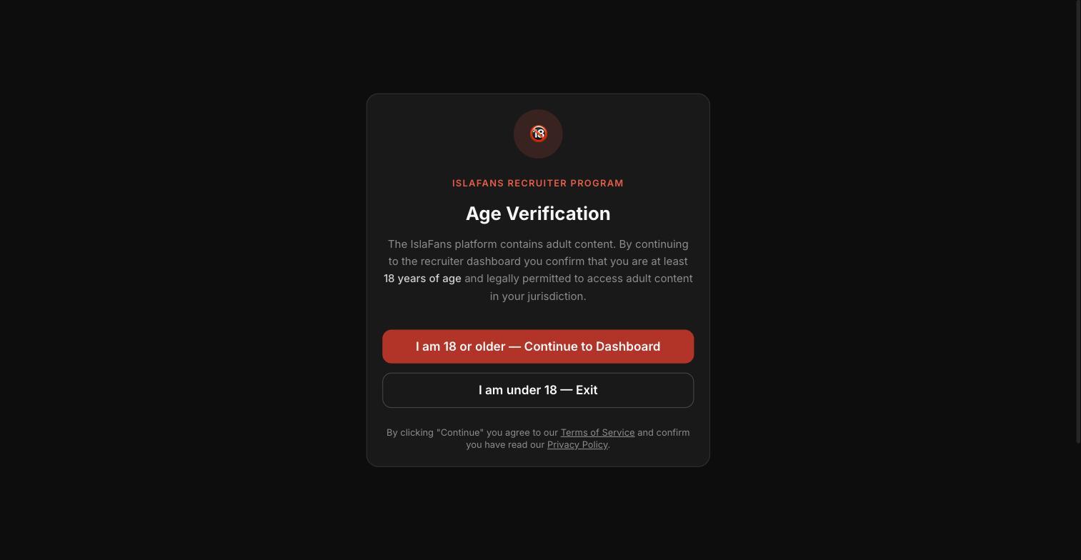 Sign in and confirm you're 18+ — screenshot 2