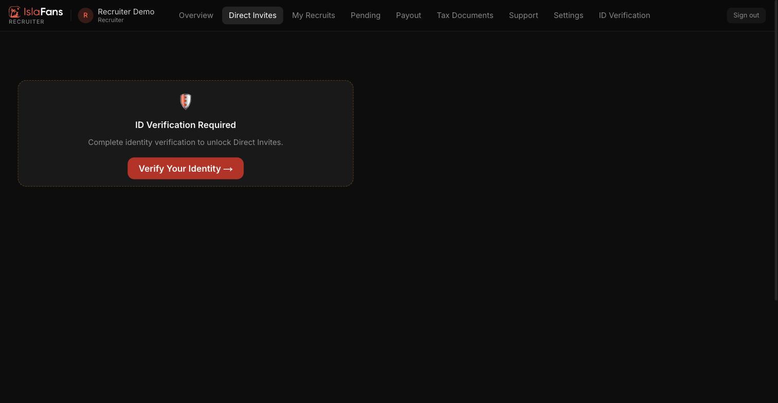 Complete ID verification to unlock full access — screenshot 2