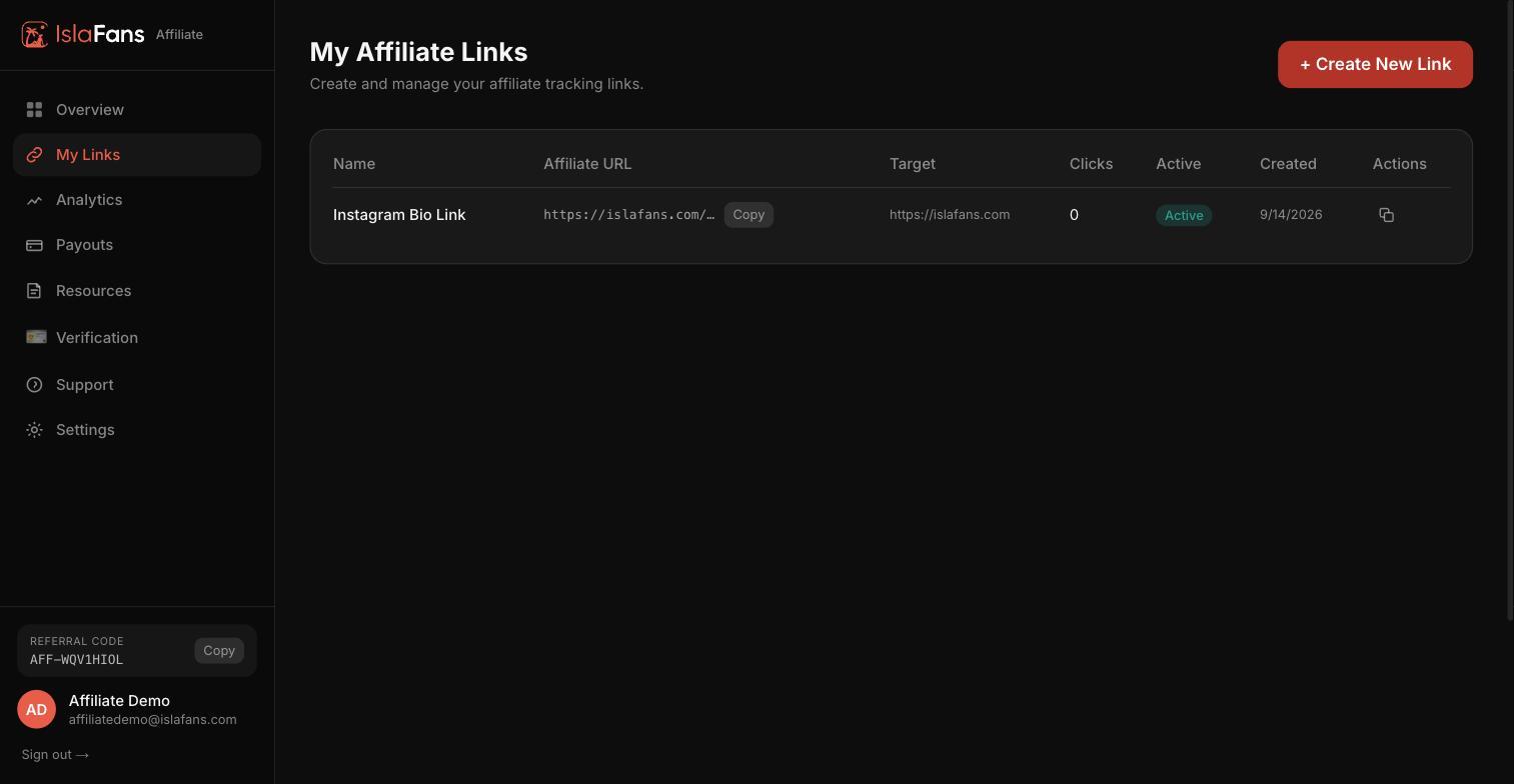 Create Your First Referral Link — screenshot 3