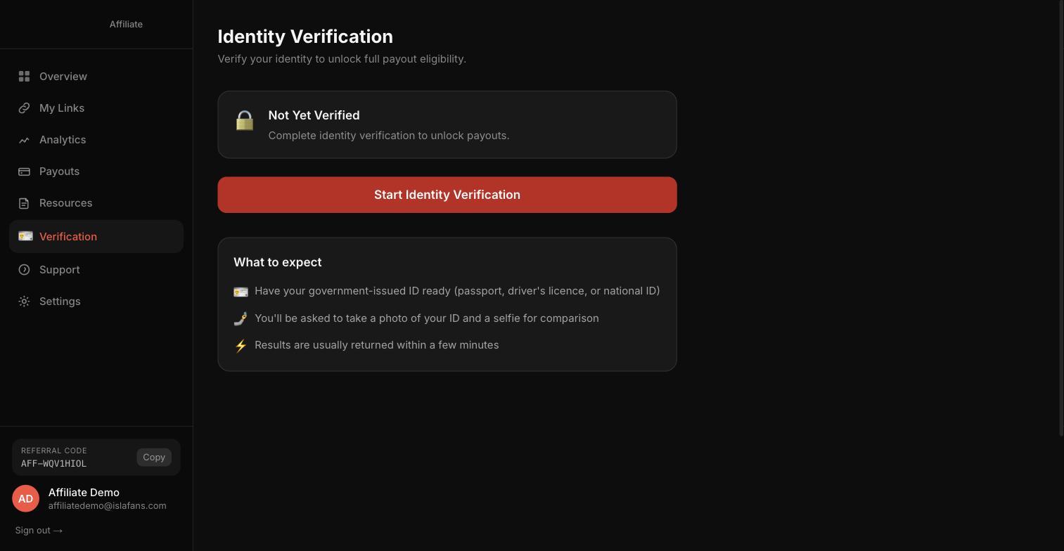 Complete Identity Verification — screenshot 1