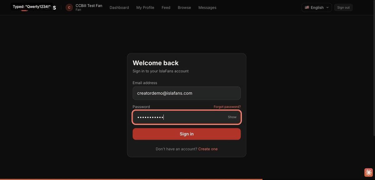 Enter your password.