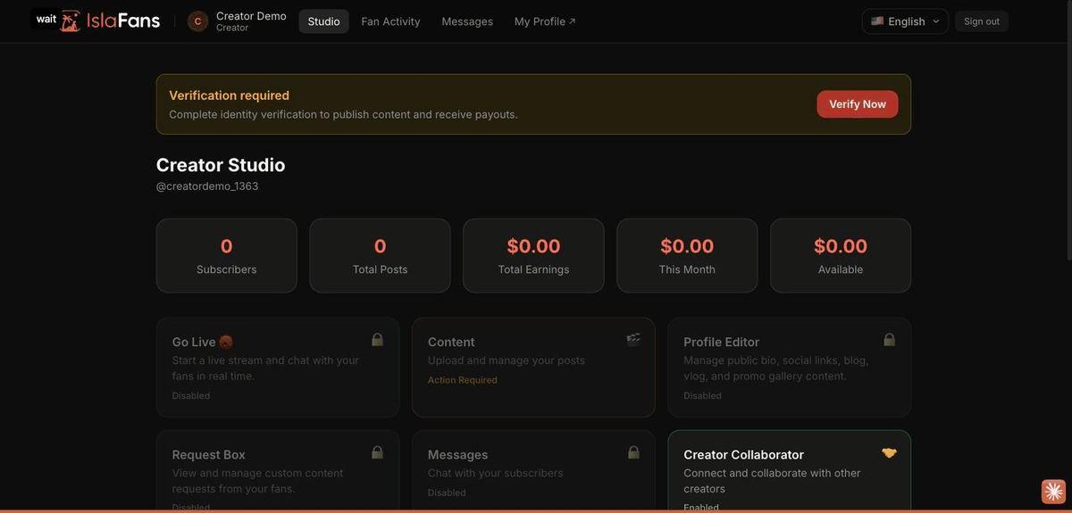 Sign in to Creator Studio — screenshot 4