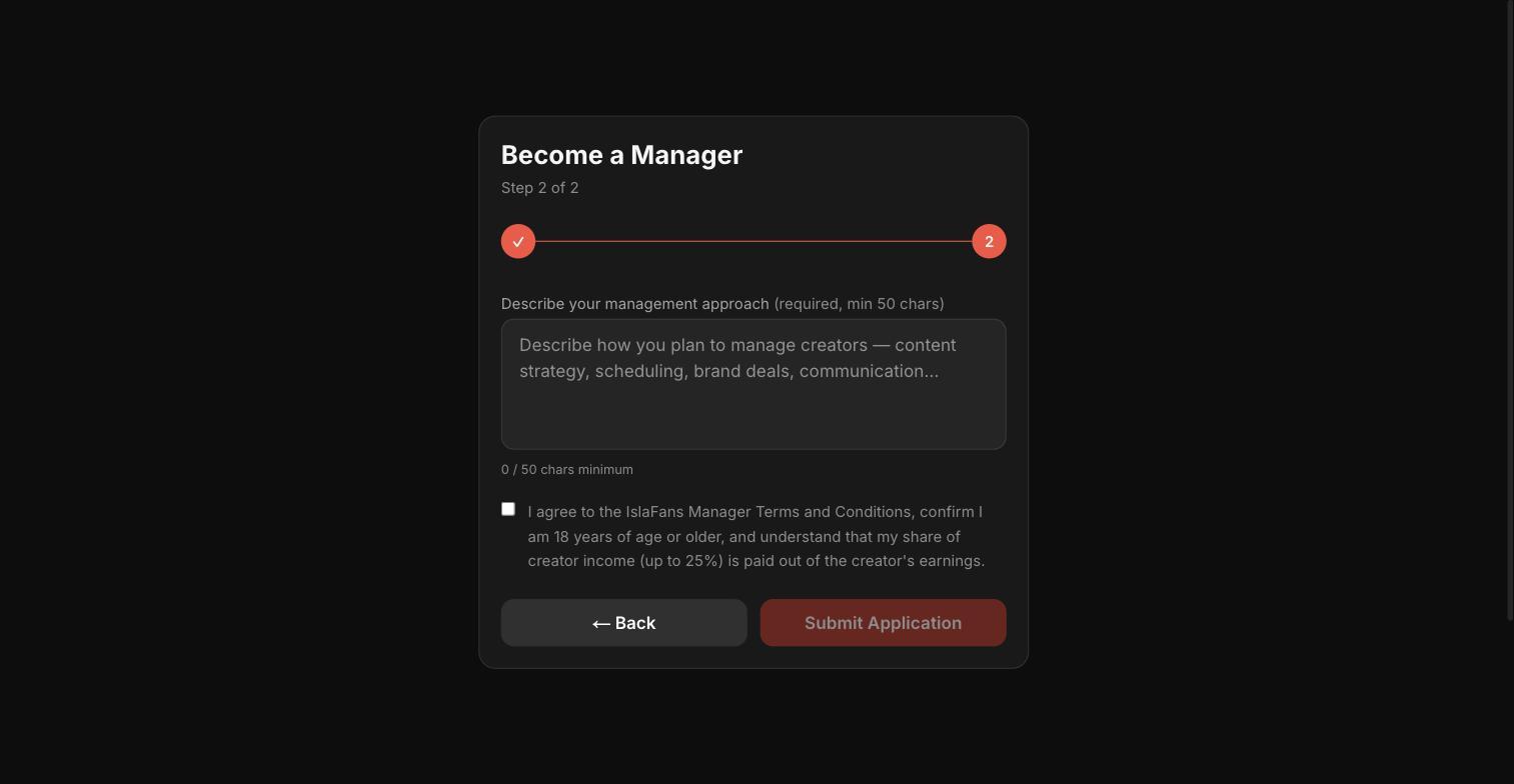 Create Your Manager Account — screenshot 4