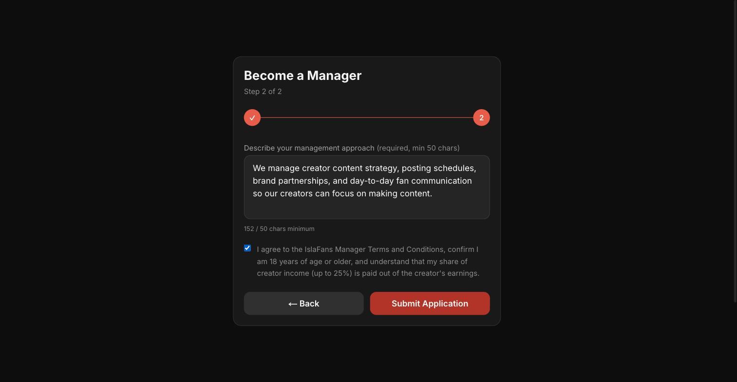 Create Your Manager Account — screenshot 5