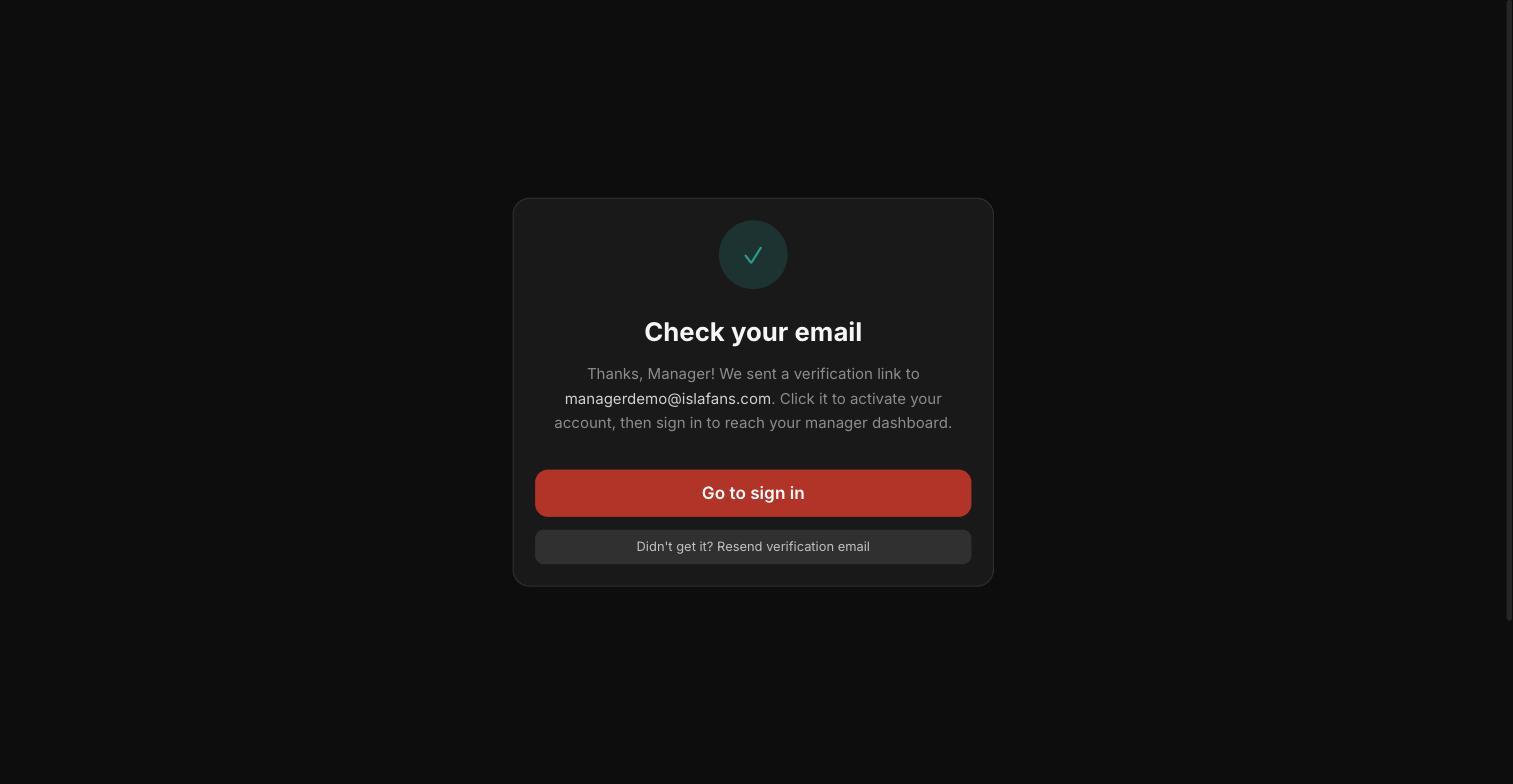 Create Your Manager Account — screenshot 6