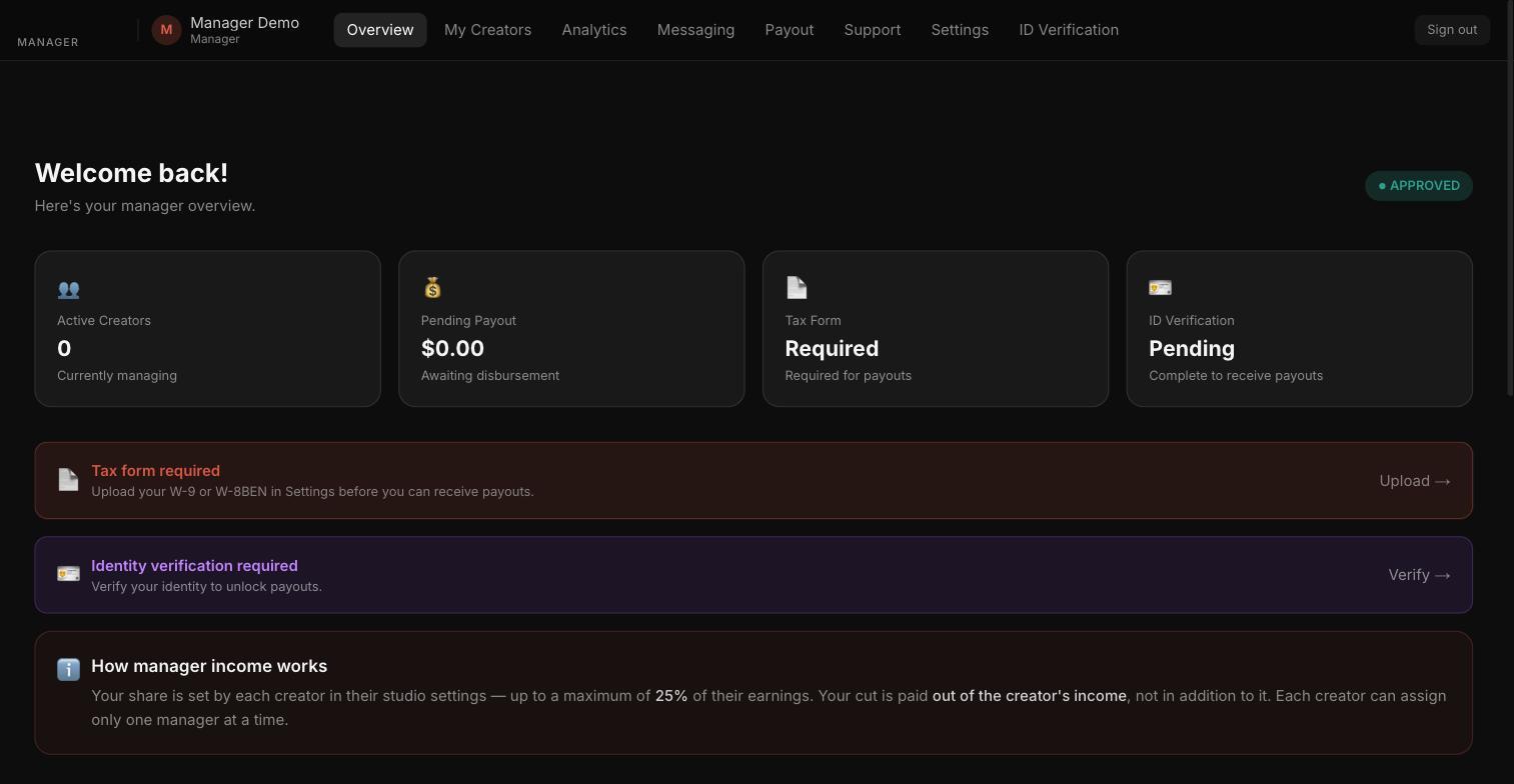 Explore Your Manager Dashboard — screenshot 1